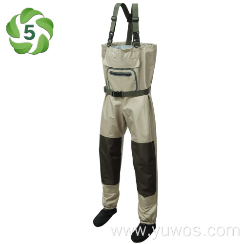 Breathable Chest Wader for Men Stocking Foot